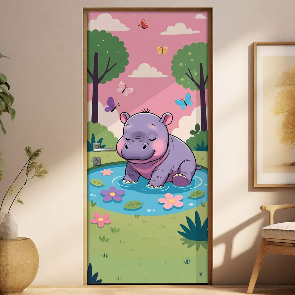 Adesivo de Porta Baby Hipoptamo