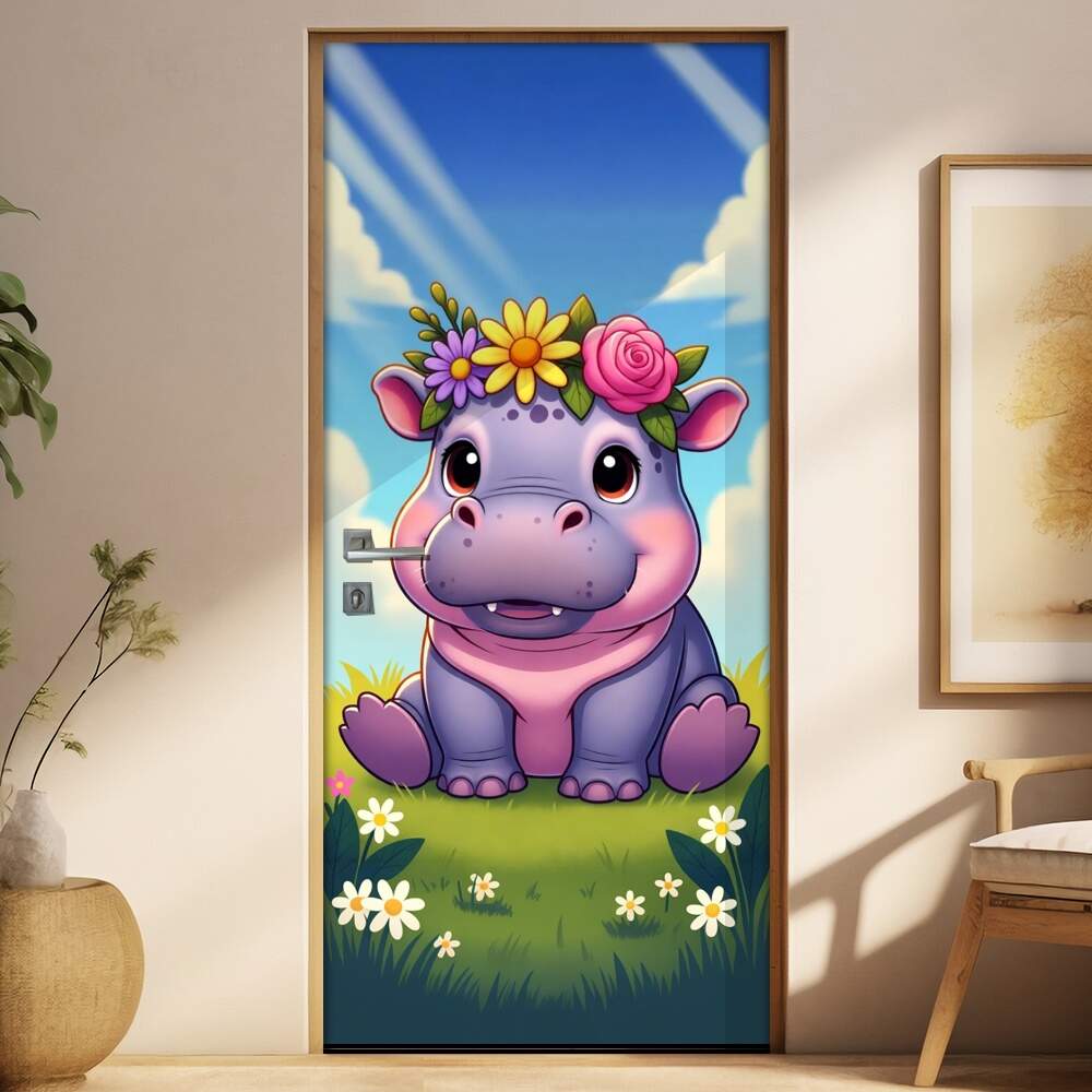Adesivo de Porta Baby Hipoptamo