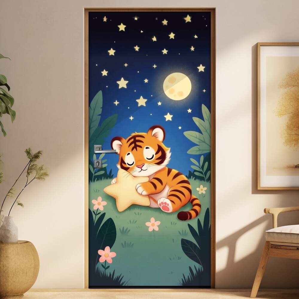 Adesivo de Porta Baby Tigre