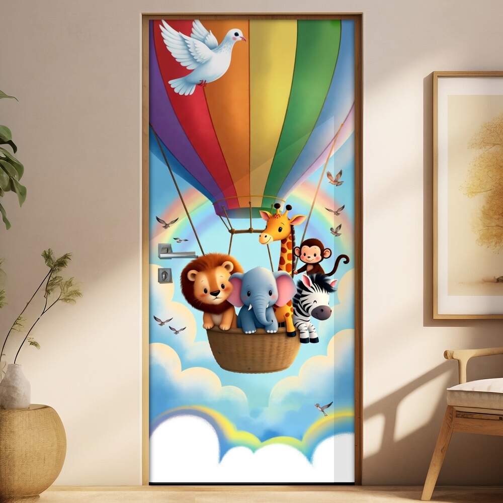 Adesivo de Porta Safari Amigos