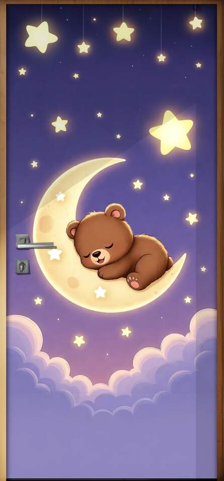 Adesivo de Porta Baby Urso