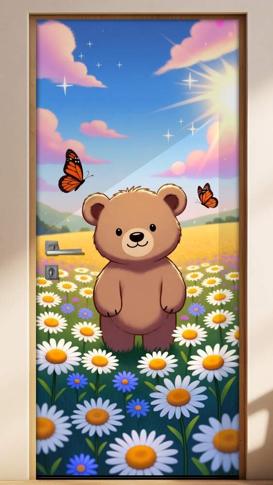 Adesivo de Porta Baby Urso