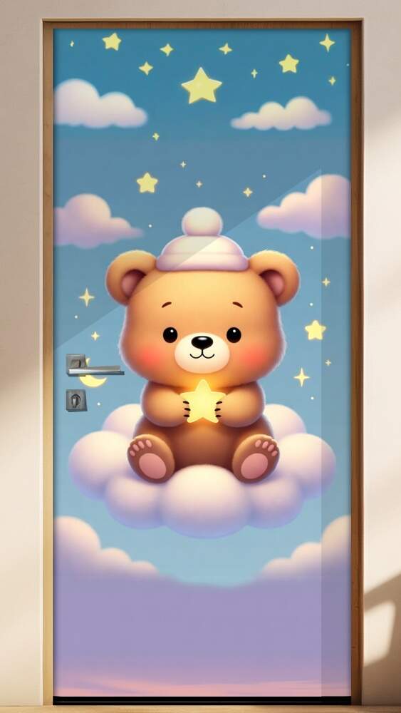 Adesivo de Porta Baby Urso