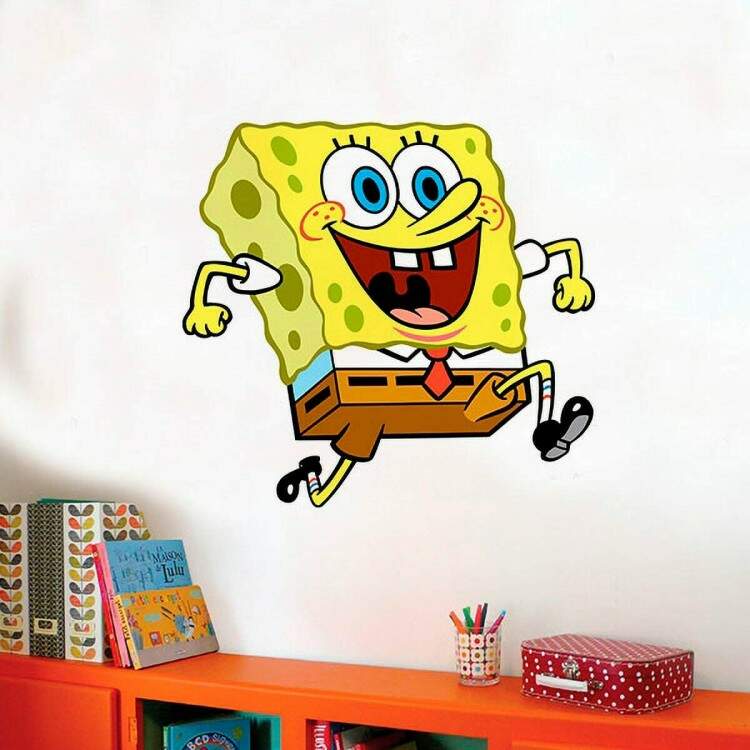 Adesivo de Parede Bob Esponja