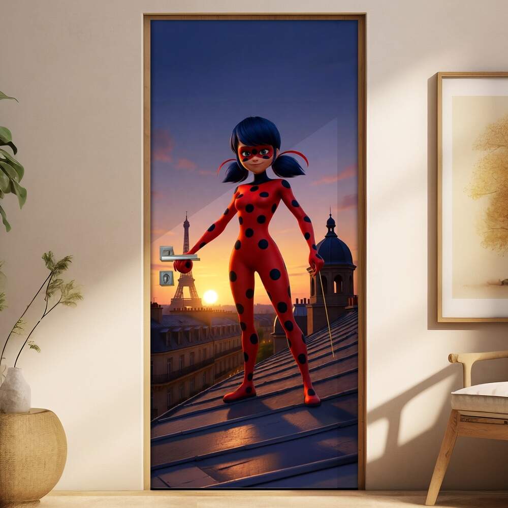 Adesivo de Porta Ladybug ( Myraculos)