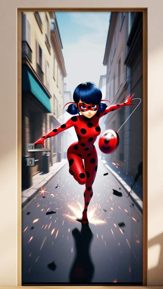 Adesivo de Porta Ladybug ( Myraculos)