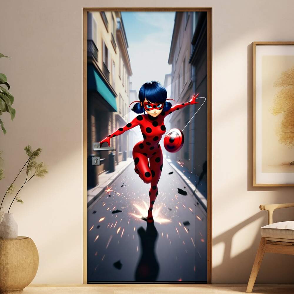 Adesivo de Porta Ladybug ( Myraculos)