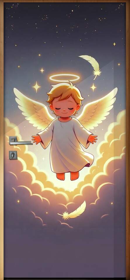 Adesivo de Porta Anjinho