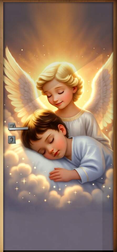 Adesivo de Porta Anjinho