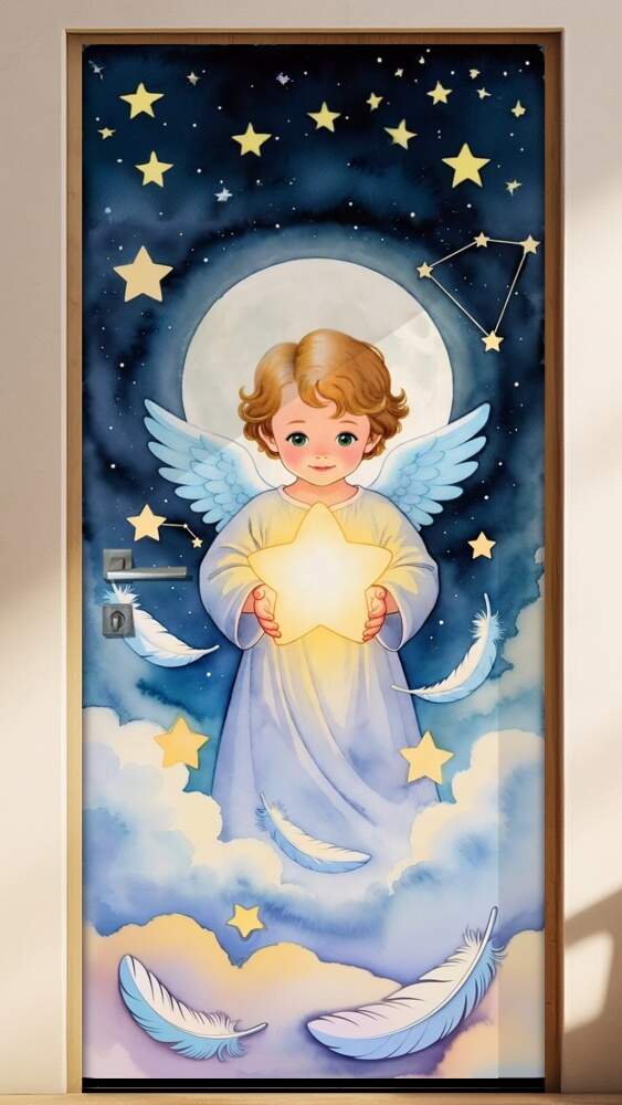 Adesivo de Porta Anjinho