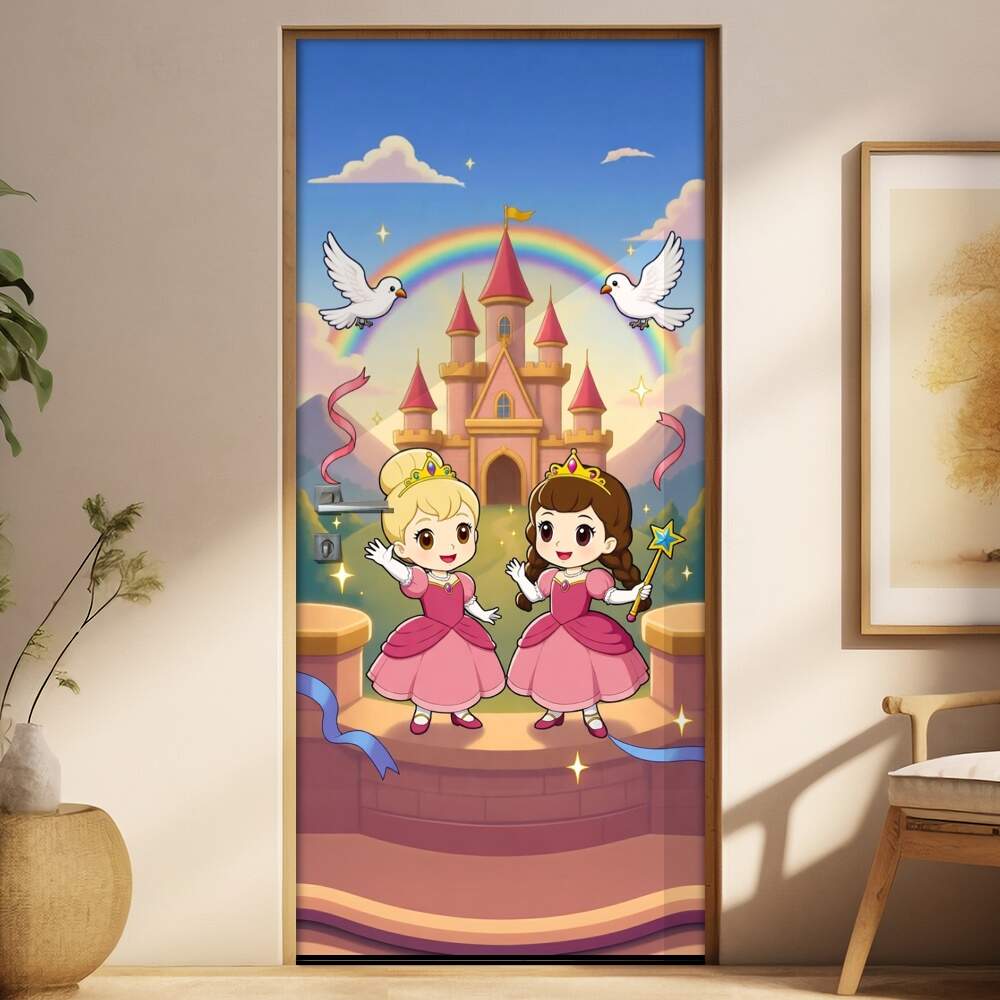 Adesivo de Porta Baby Princesas