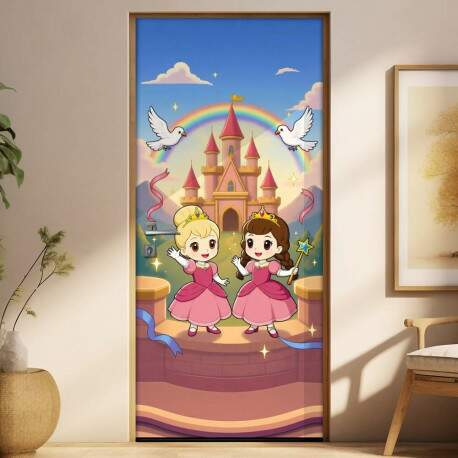 Adesivo de Porta Baby Princesas