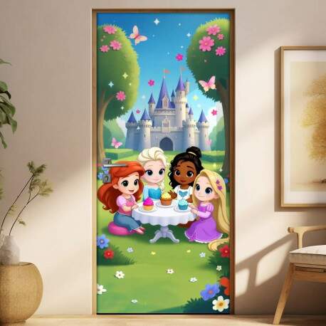 Adesivo de Porta Baby Princesas