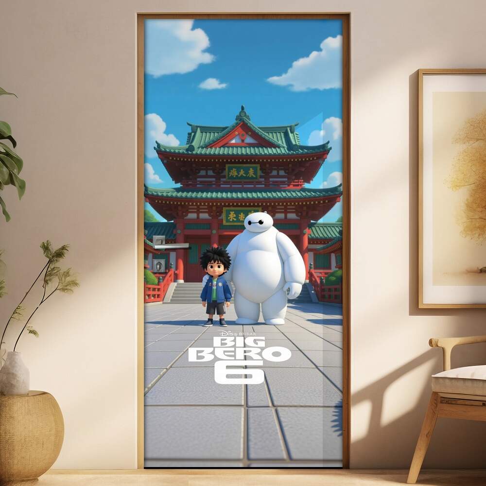 Adesivo de Porta Operao Big Hero