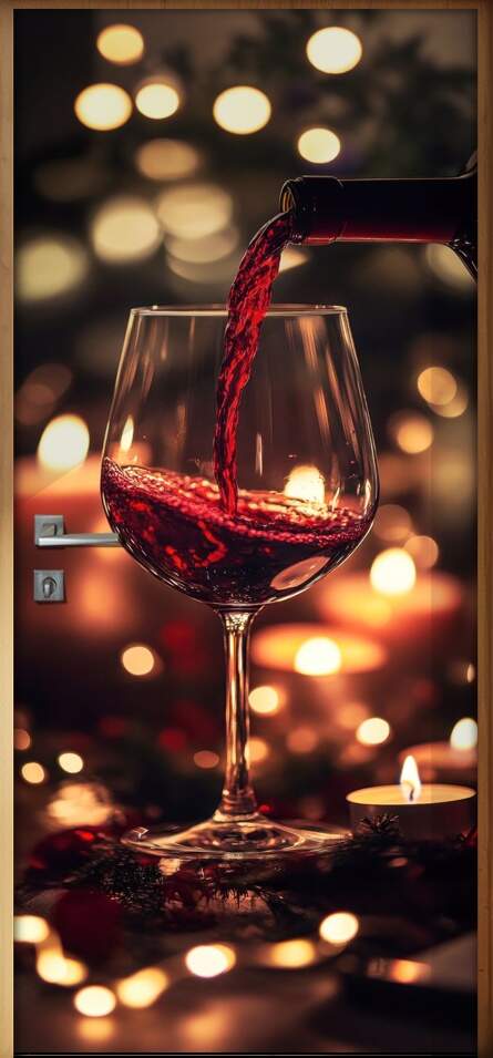 Adesivo de Porta Vinho