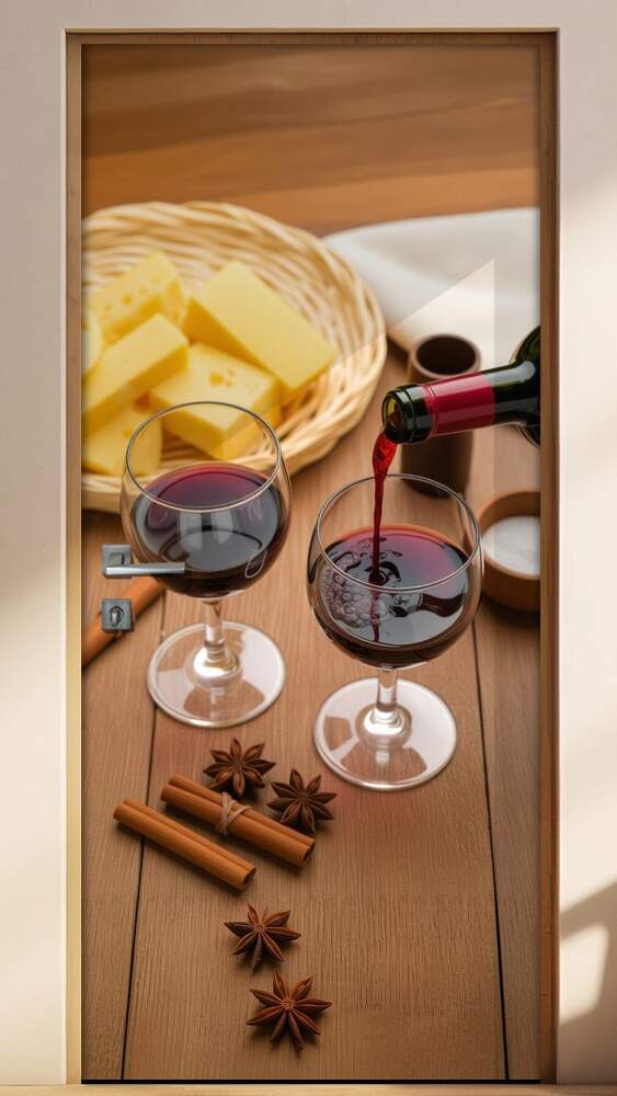 Adesivo de Porta Vinho