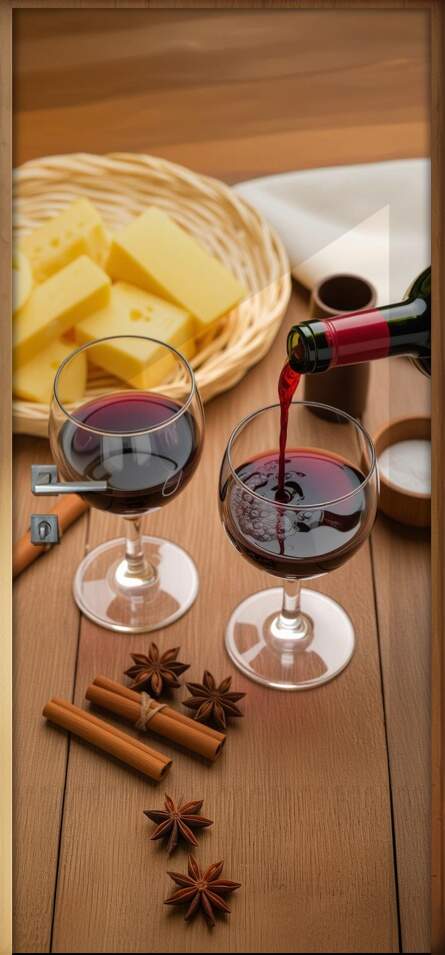 Adesivo de Porta Vinho