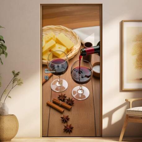 Adesivo de Porta Vinho