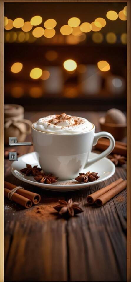 Adesivo de Porta Caf�