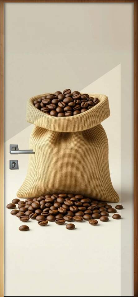 Adesivo de Porta Caf�