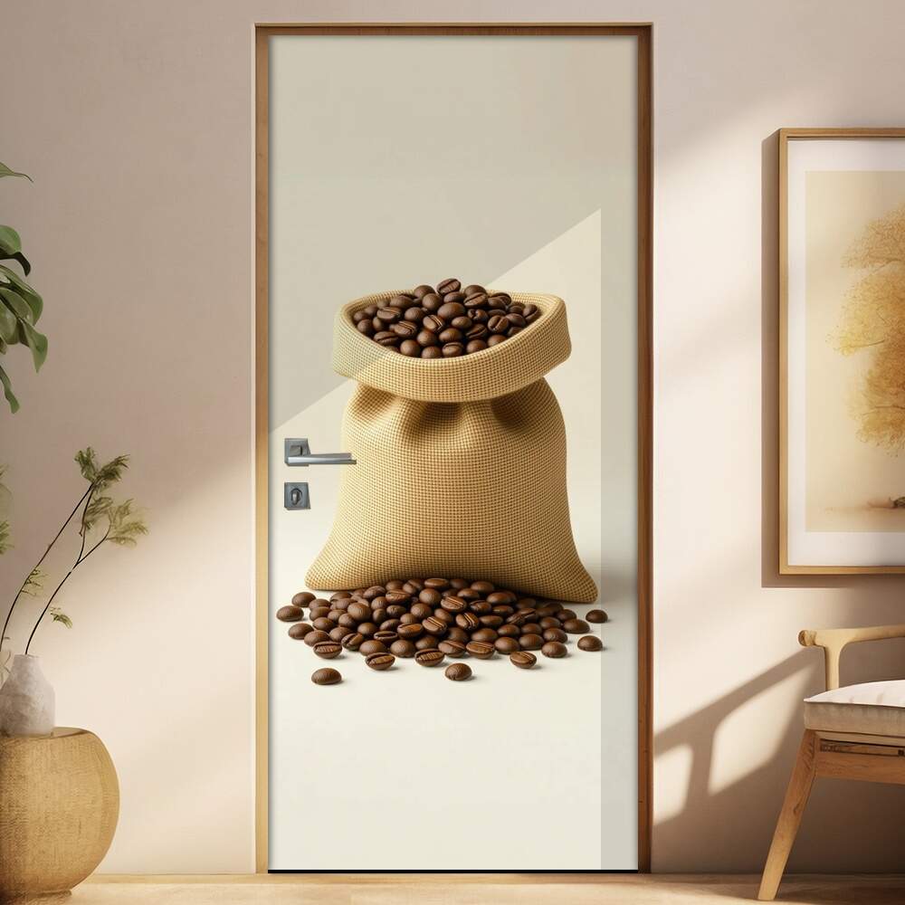 Adesivo de Porta Caf