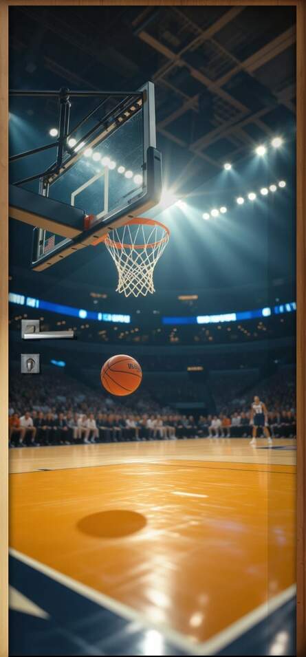 Adesivo de Porta Basquete