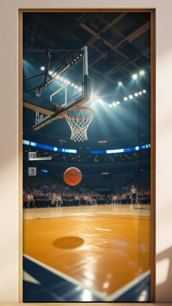 Adesivo de Porta Basquete