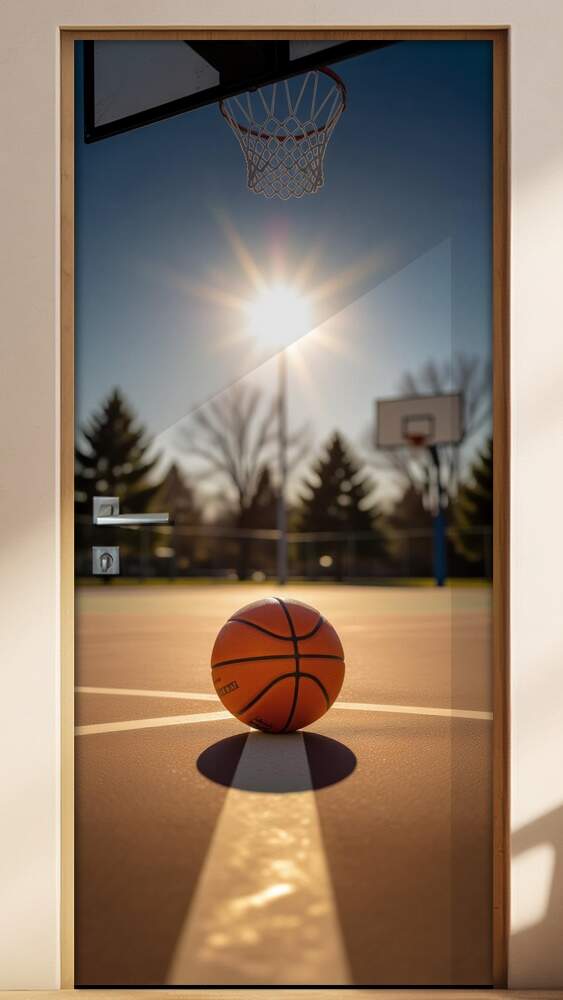 Adesivo de Porta Basquete