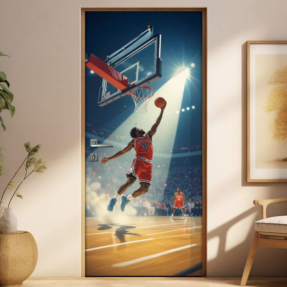 Adesivo de Porta Basquete