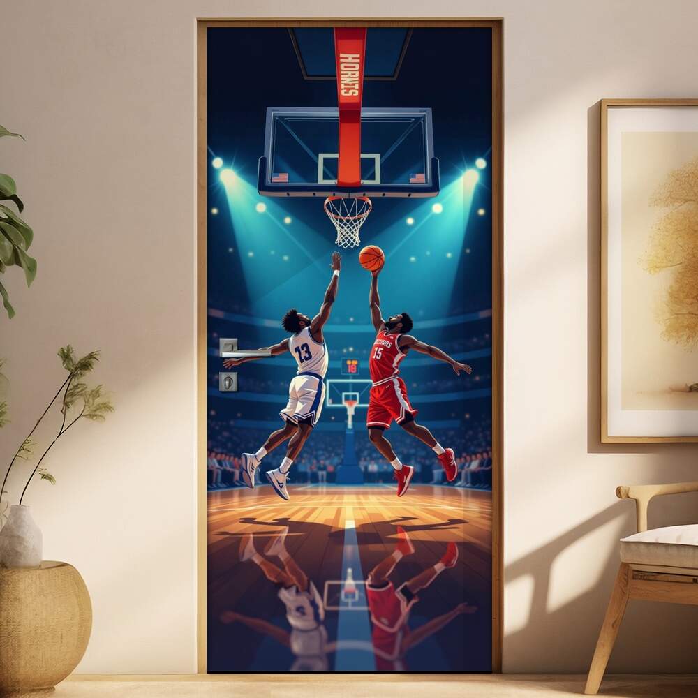Adesivo de Porta Basquete