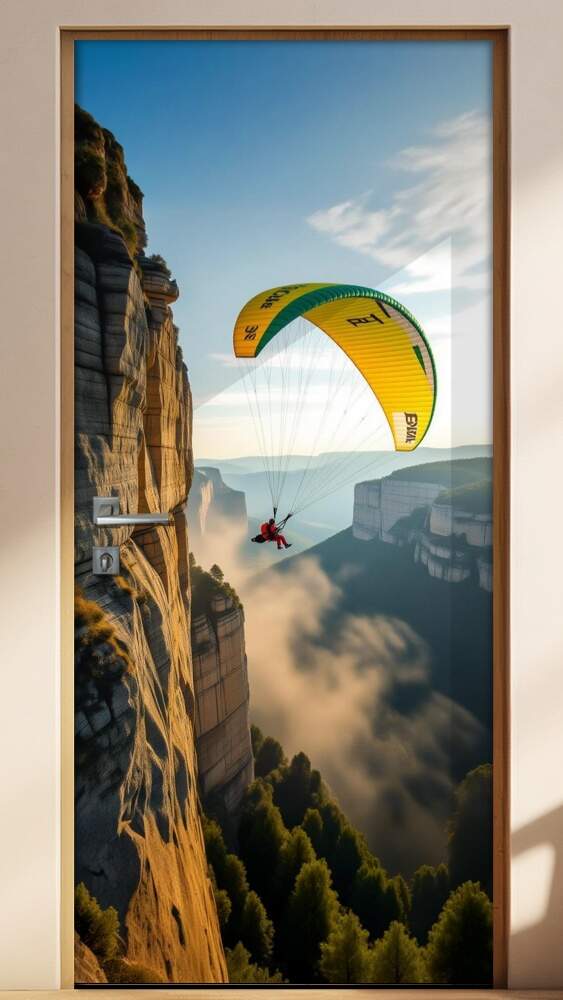 Adesivo de Porta Paraquedismo