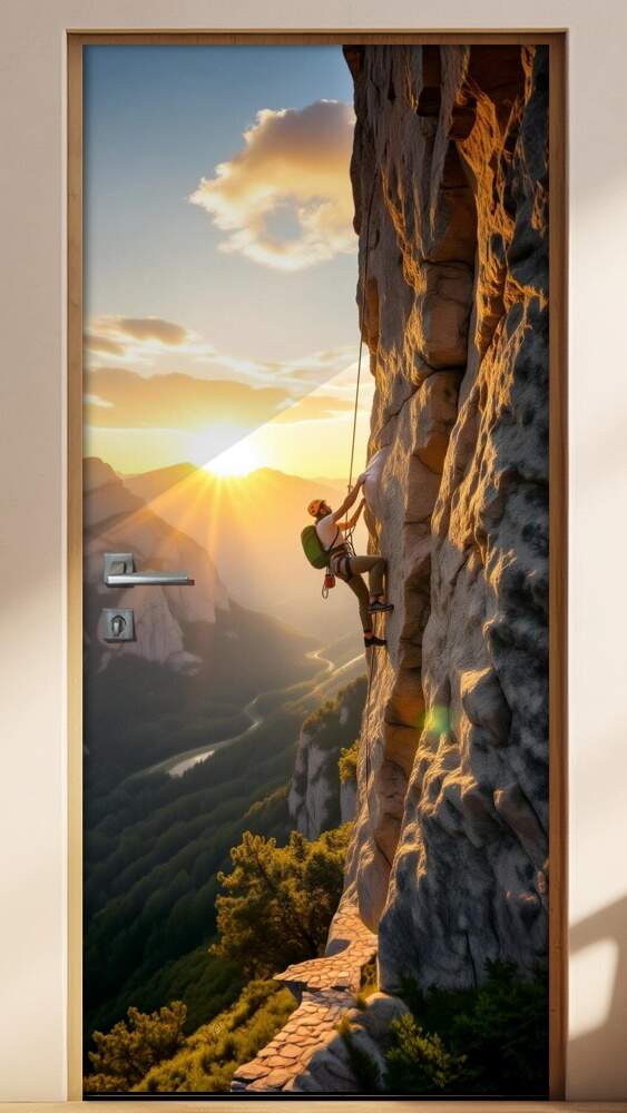 Adesivo de Porta Escalada