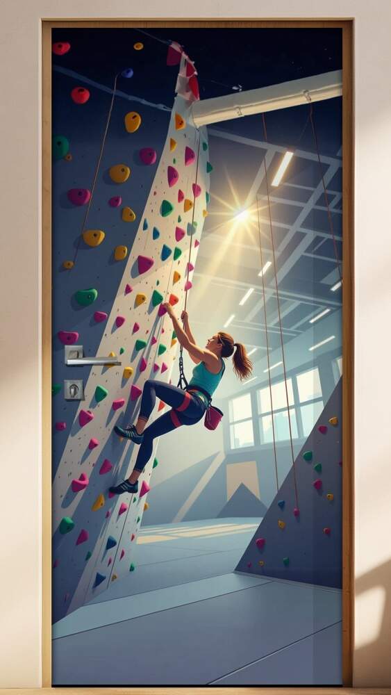 Adesivo de Porta Escalada