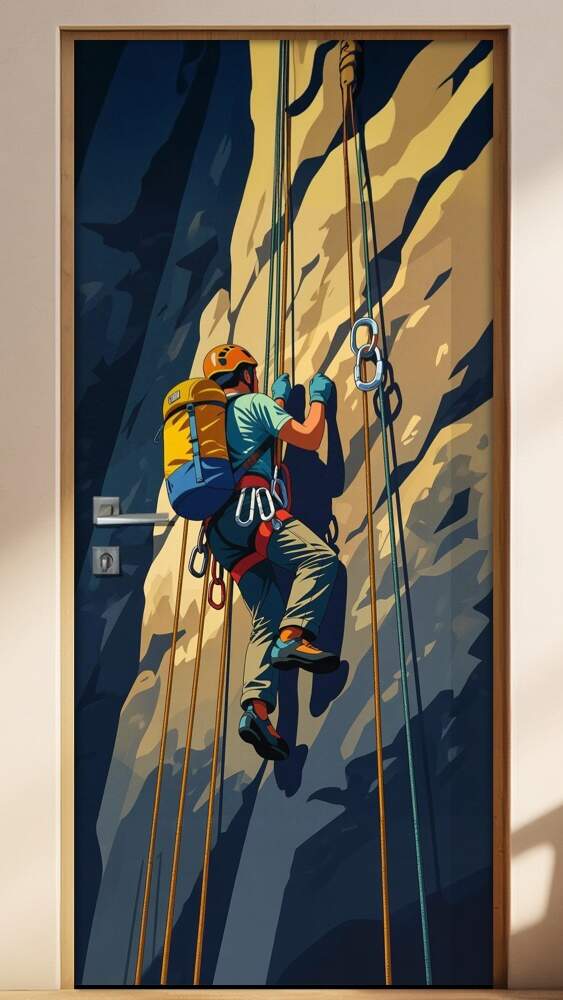 Adesivo de Porta Escalada