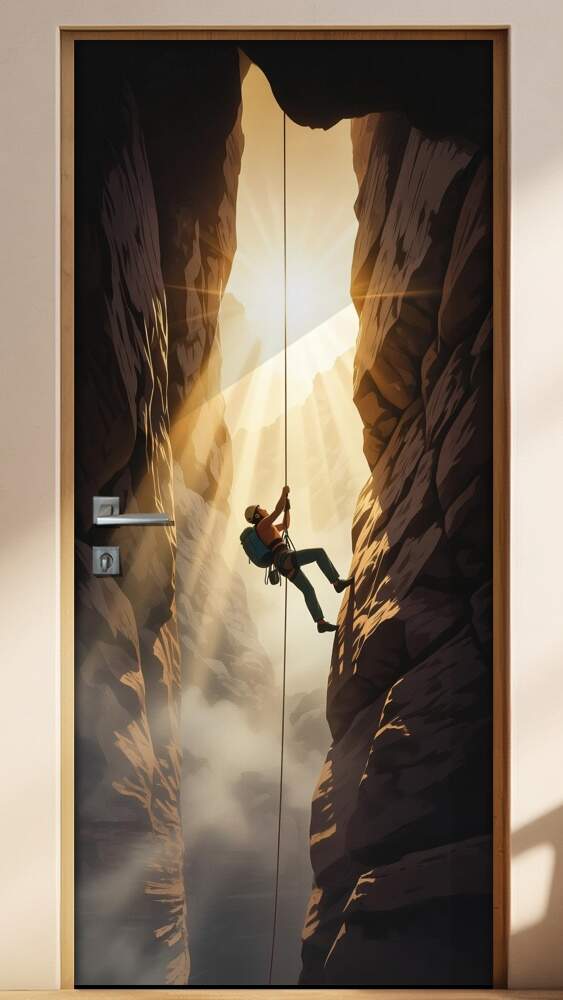 Adesivo de Porta Escalada