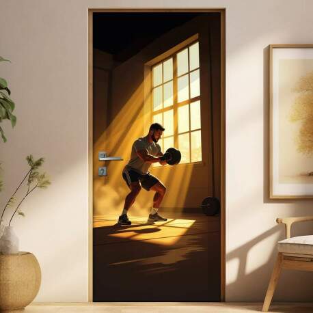 Adesivo de Porta Academia