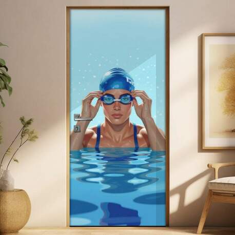 Adesivo de Porta Natao