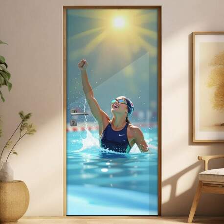 Adesivo de Porta Natao