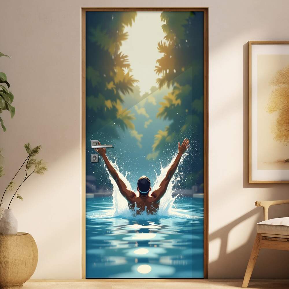 Adesivo de Porta Natao