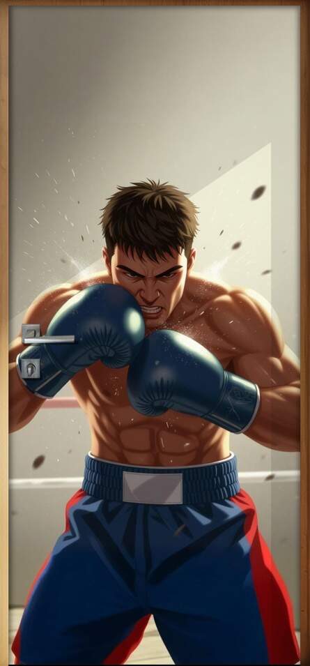 Adesivo de Porta Boxe