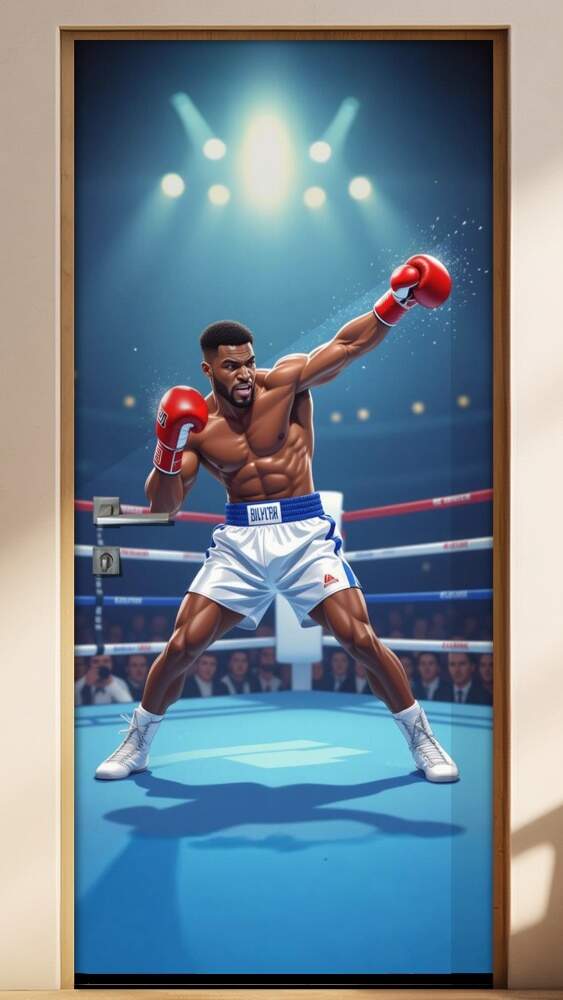 Adesivo de Porta Boxe