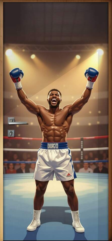 Adesivo de Porta Boxe