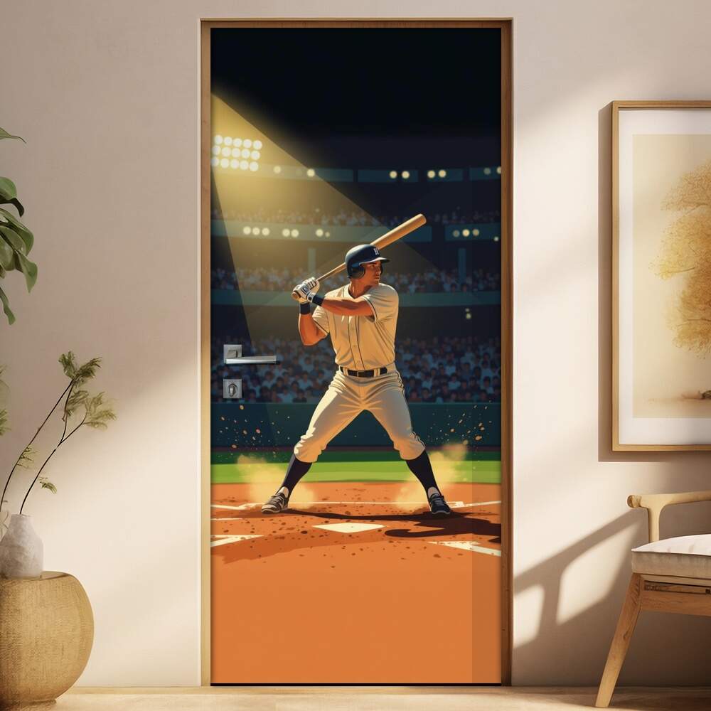 Adesivo de Porta Beisebol
