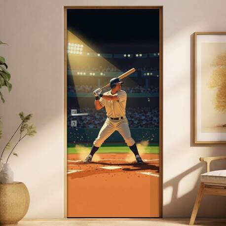 Adesivo de Porta Beisebol