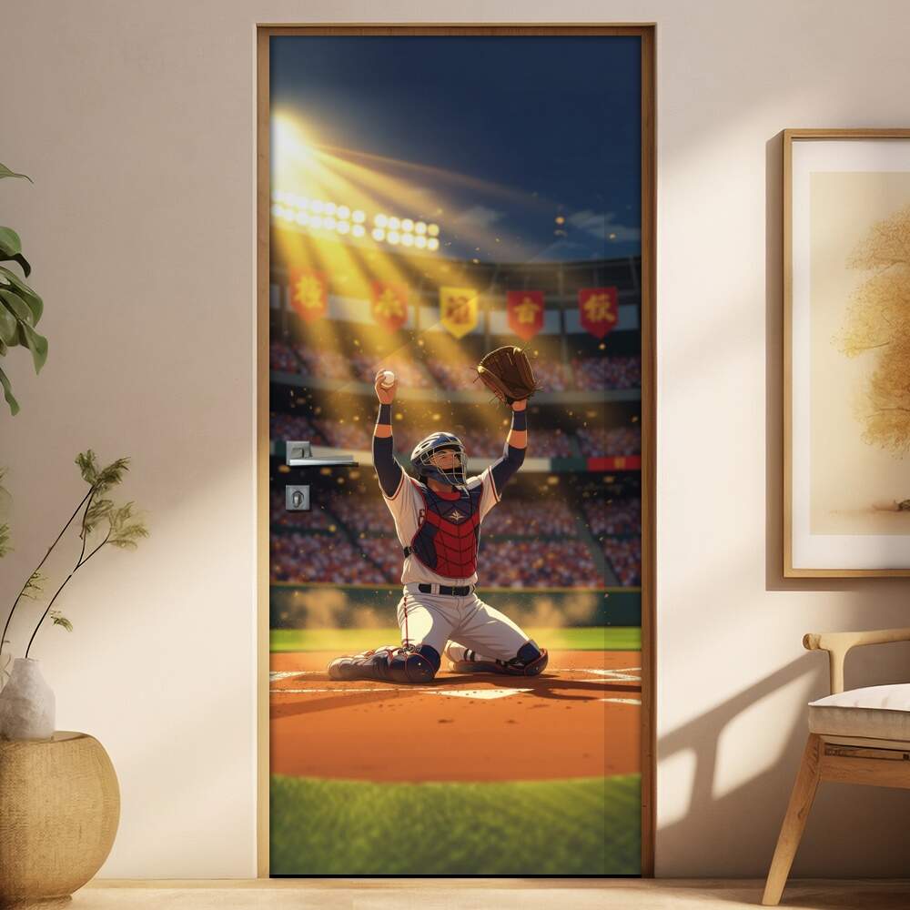Adesivo de Porta Beisebol