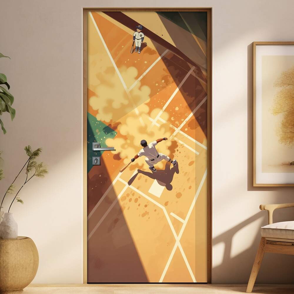 Adesivo de Porta Beisebol