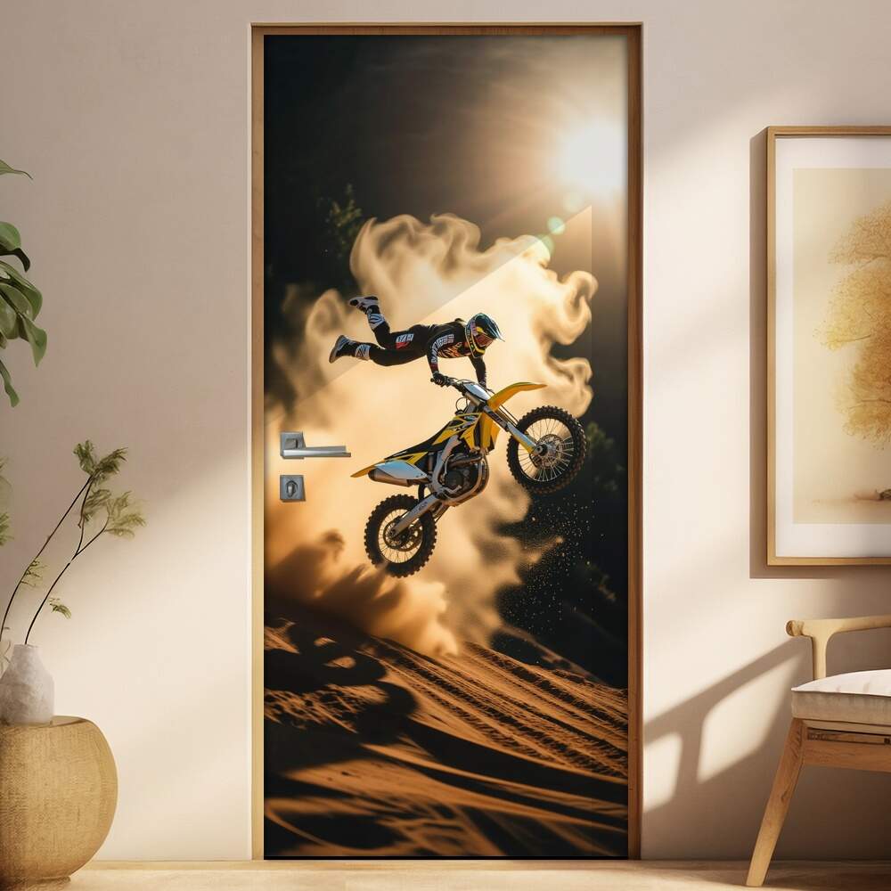 Adesivo de Porta Motocross