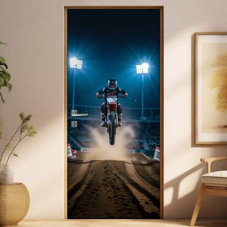 Adesivo de Porta Motocross
