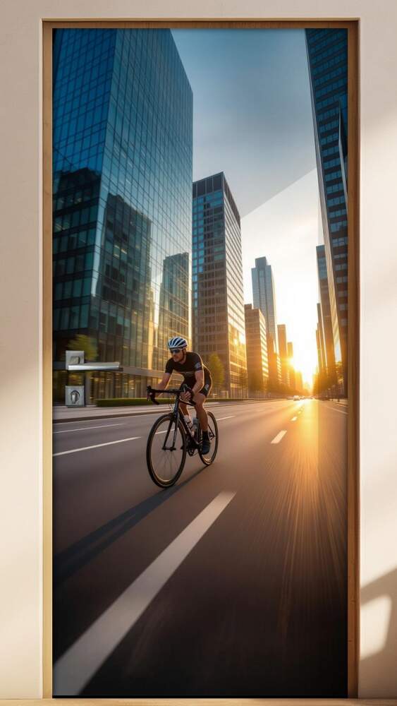 Adesivo de Porta ciclismo