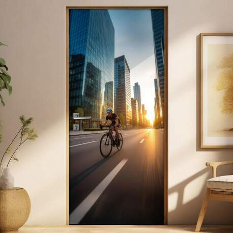 Adesivo de Porta ciclismo